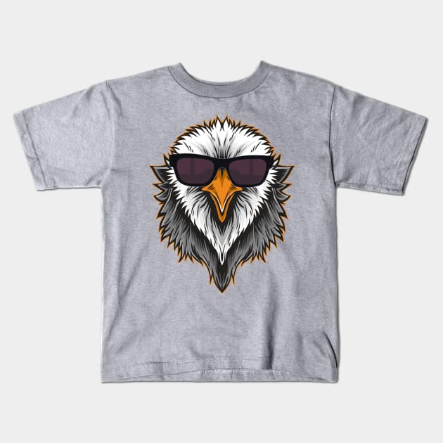 Eagle Mascot Kids T-Shirt by Strike Eagle